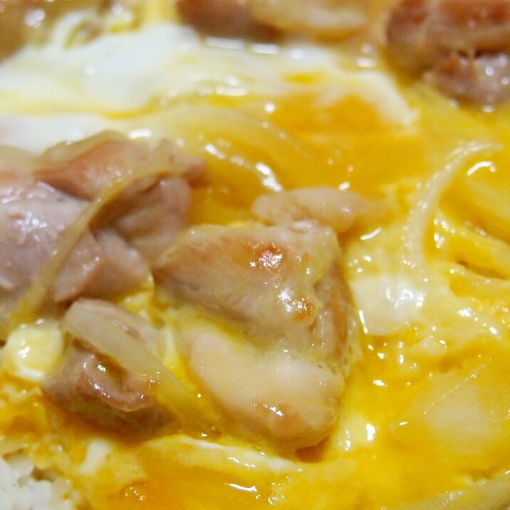 納豆のタレで！お手軽に親子丼